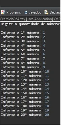 Exercicio Array