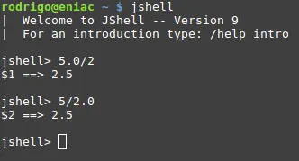 jshell