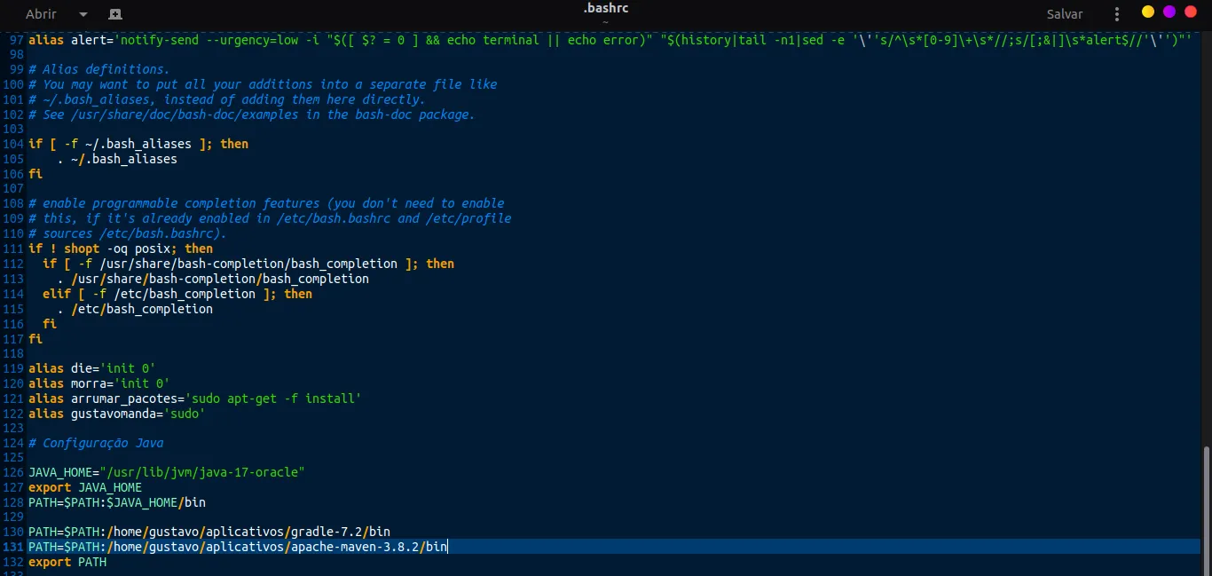 bashrc