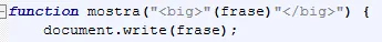 erro de syntax