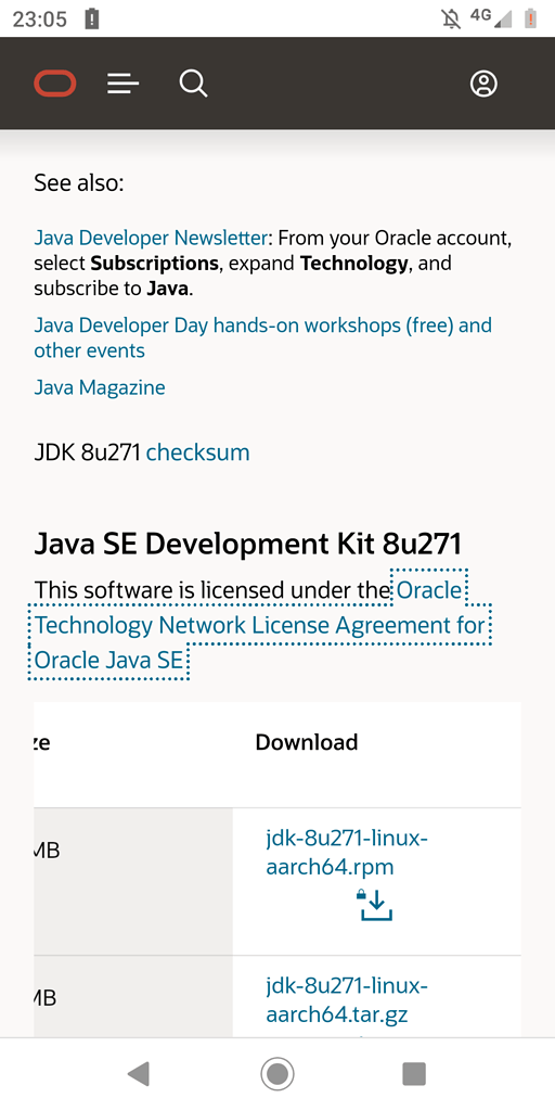 O jdk 8 é o Java SE Development Kit 8u271 e também o Java SE ...