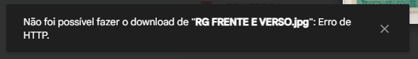 erro de http google drive