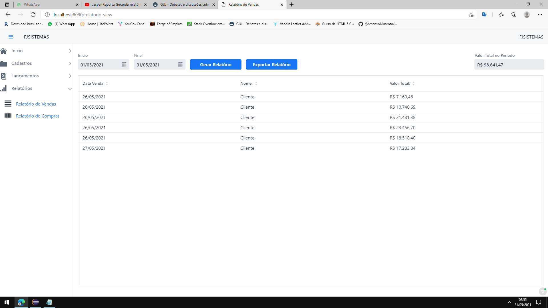 Spring boot online jasperreports example