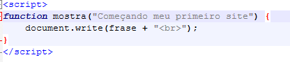 ERRO DE SYNTAX